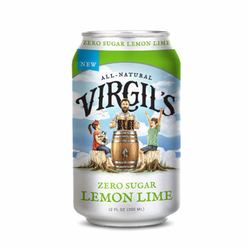 Virgils Zero Sugar Lemon Lime 355ml
