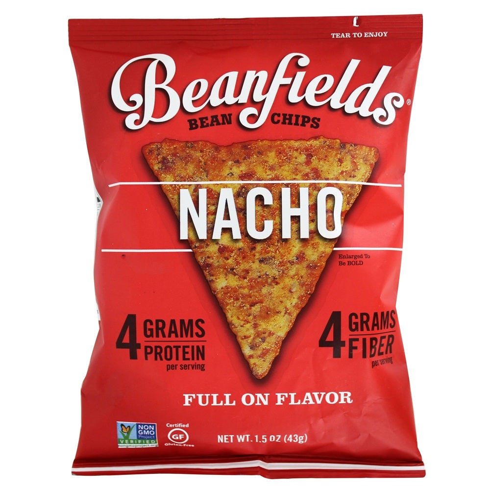 Beanfields Nacho Bean Chips 43g – Healthy Options