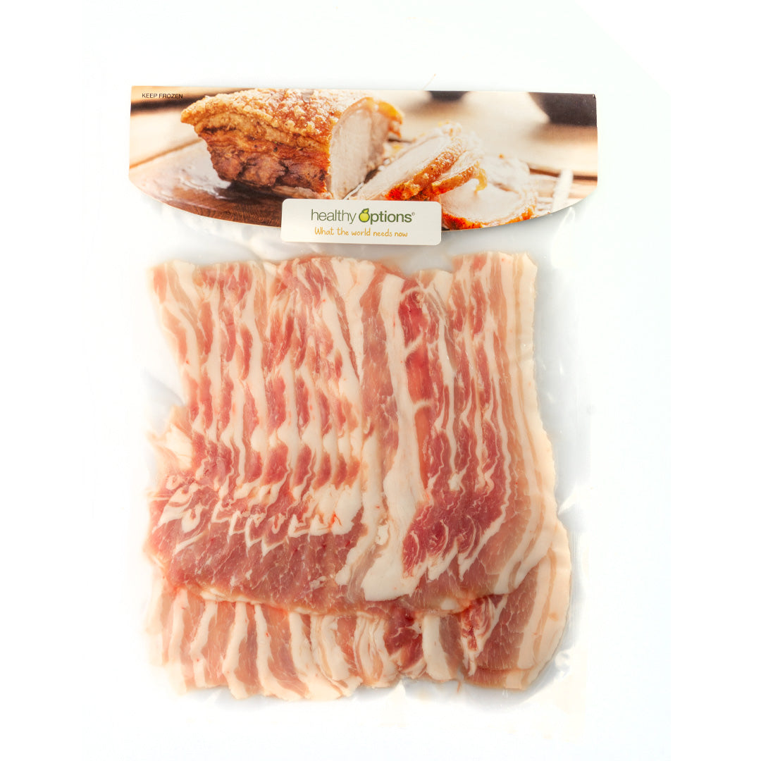 Frozen Healthy Options Pork Belly Slices (3mm) 500g