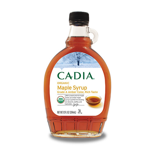 Cadia Organic Maple Syrup Amber Color, Rich Taste 354mL