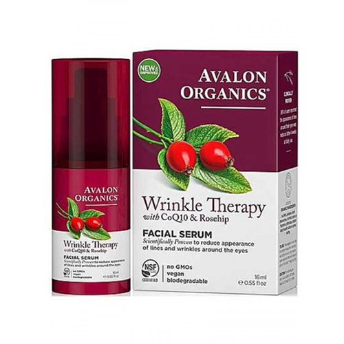 Avalon Organics Wrinkle Therapy with CoQ10 Facial Serum 16ml
