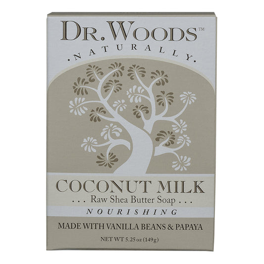 Dr. Woods Coconut Milk Raw Shea Butter Bar Soap 149g