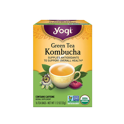 Yogi Organic Green Tea Kombucha 16 Tea Bags