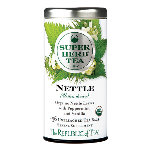 Republic Of Tea Organic Super Herb Nettle Tea 36 Tea Bags