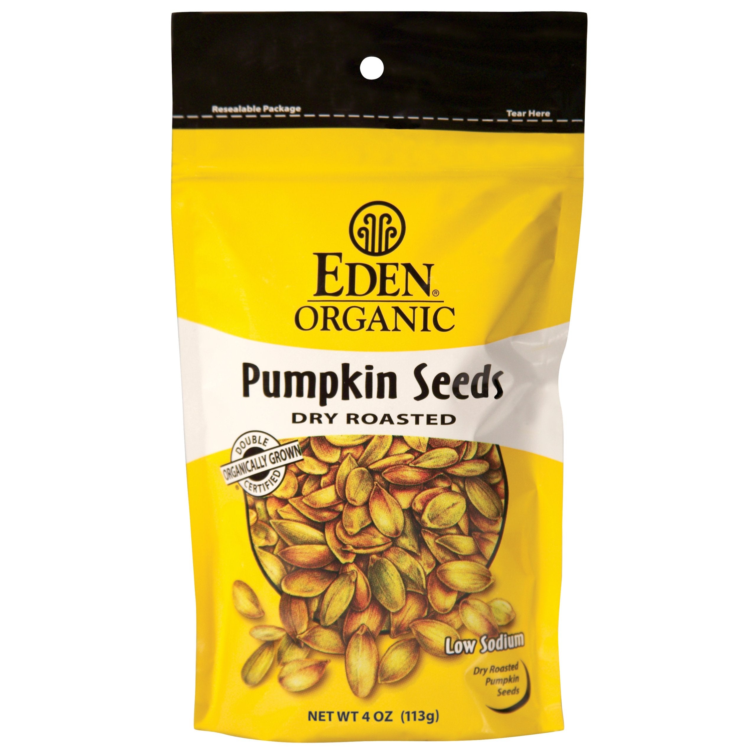 Eden Dry Roasted Pumpkin Seeds 113g Healthy Options