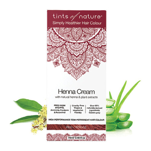 Tints of Nature Henna Cream Red Semi-Permanent Hair Color 70ml