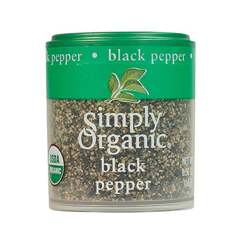 Simply Organic Black Pepper 16g