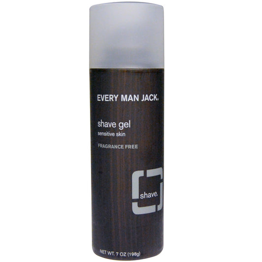 Every Man Jack Fragrance Free Shave Gel 198g