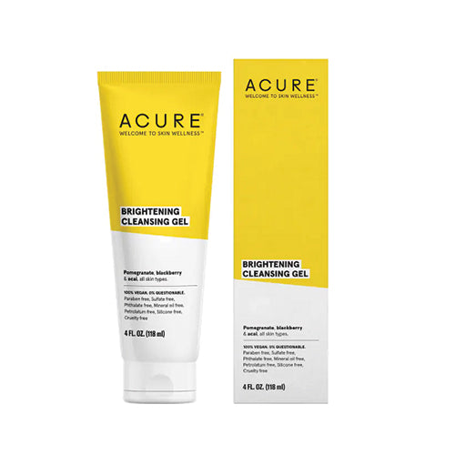 Acure Brightening Cleansing Gel Pomegranate, Blackberry & Acai 118ml