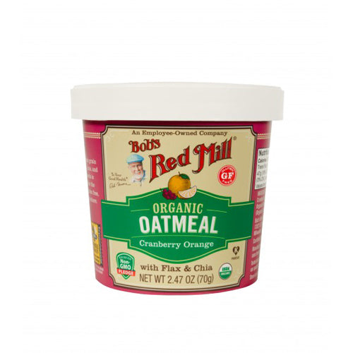 Bob's Red Mill Organic Cranberry Orange Oatmeal Cup 70g