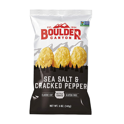Boulder Canyon Sea Salt & Cracked Pepper 142g