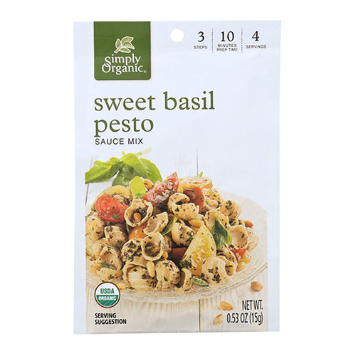 Simply Organic Sweet Basil Pesto Sauce Mix 15g