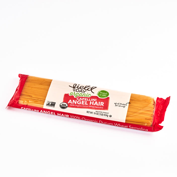 Field Day Organic Traditional Capellini Angel Hair 454g Healthy Options