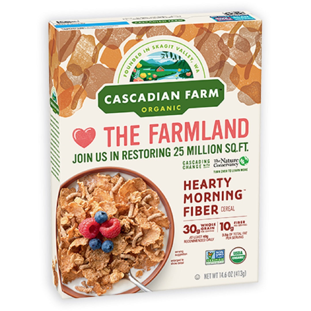 Cascadian Farm Organic Hearty Morning Fiber Cereal 413g
