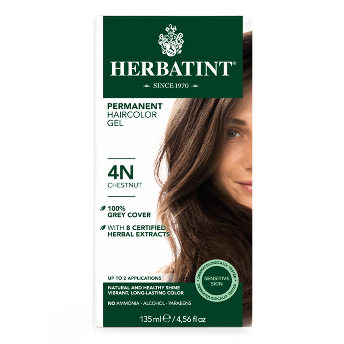 Herbatint 4N Chestnut Hair Color 135ml