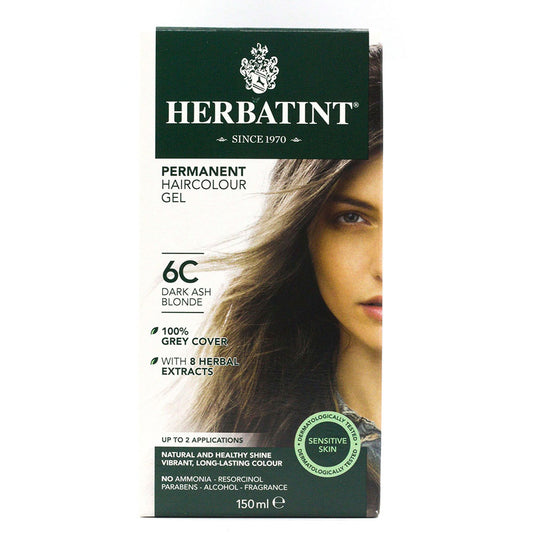 Herbatint 6C Dark Ash Blonde Hair Color 150ml