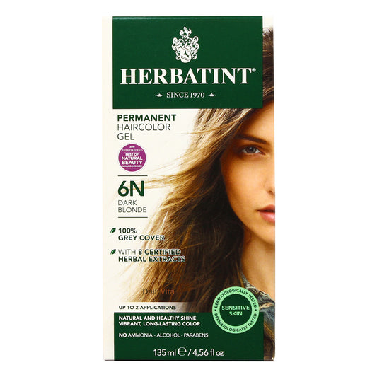 Herbatint 6N Dark Blonde Hair Color 135ml