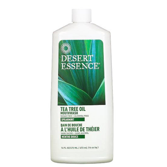 Desert Essence Tea Tree Oil Mouthwash Spearmint 473ml