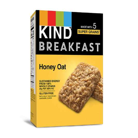 Kind Honey Oat Breakfast Bars 200g (50g x 4)