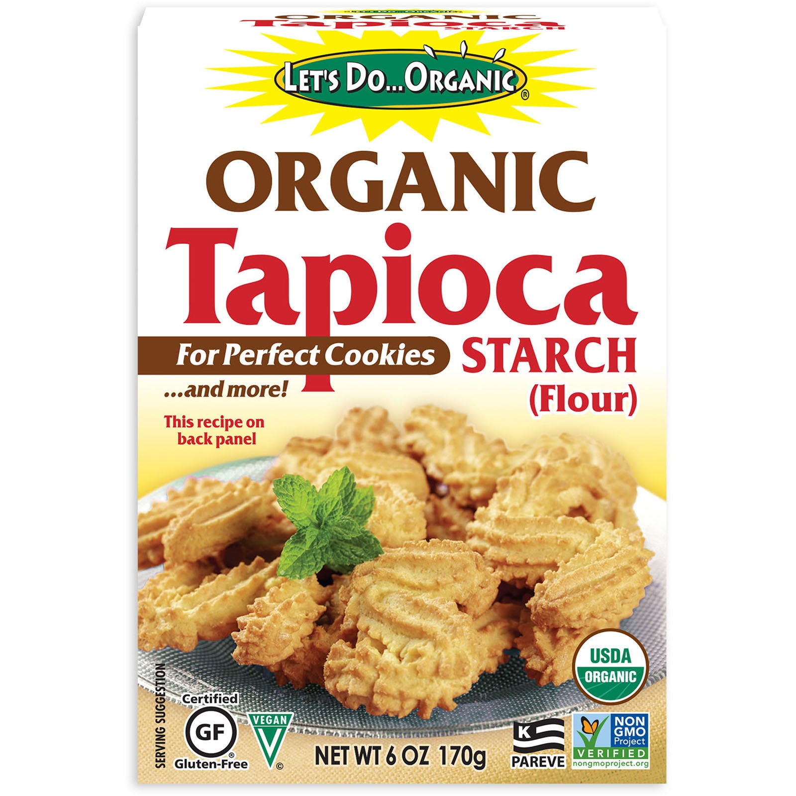 Let's Do Organic Tapioca Starch Flour 170g