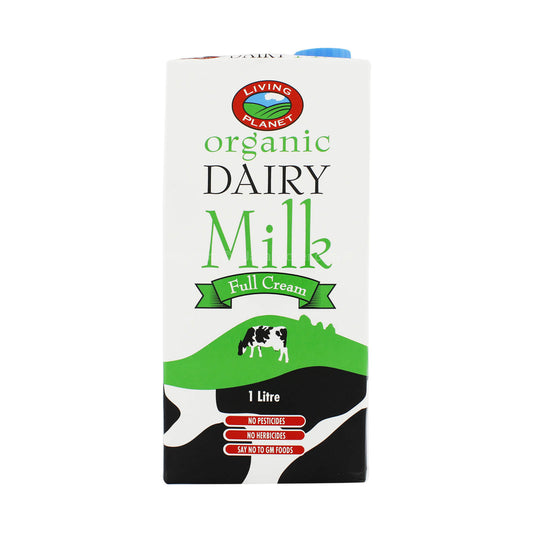 Living Planet Organic Full Cream Dairy Milk 1L