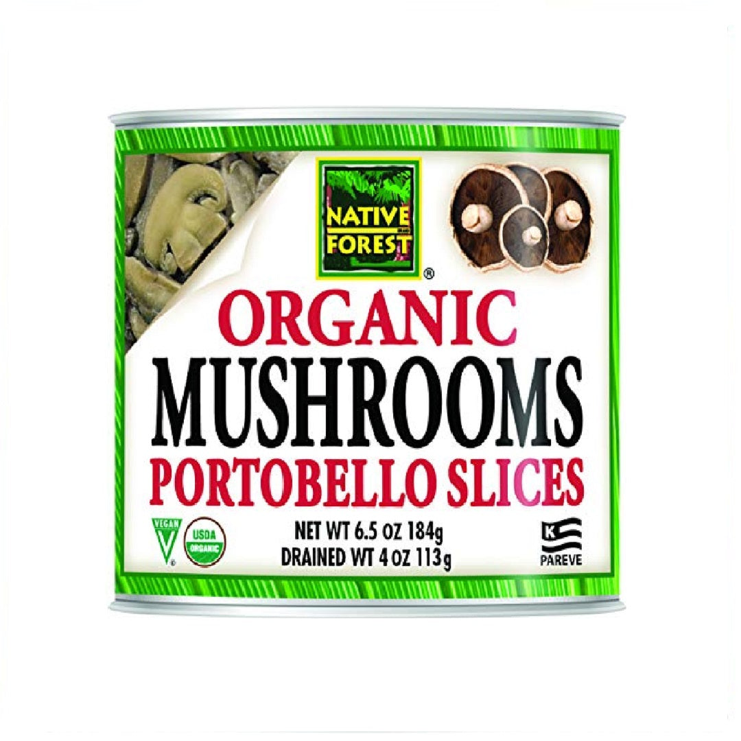 Native Forest Organic Portobello Mushrooms Sliced 113g
