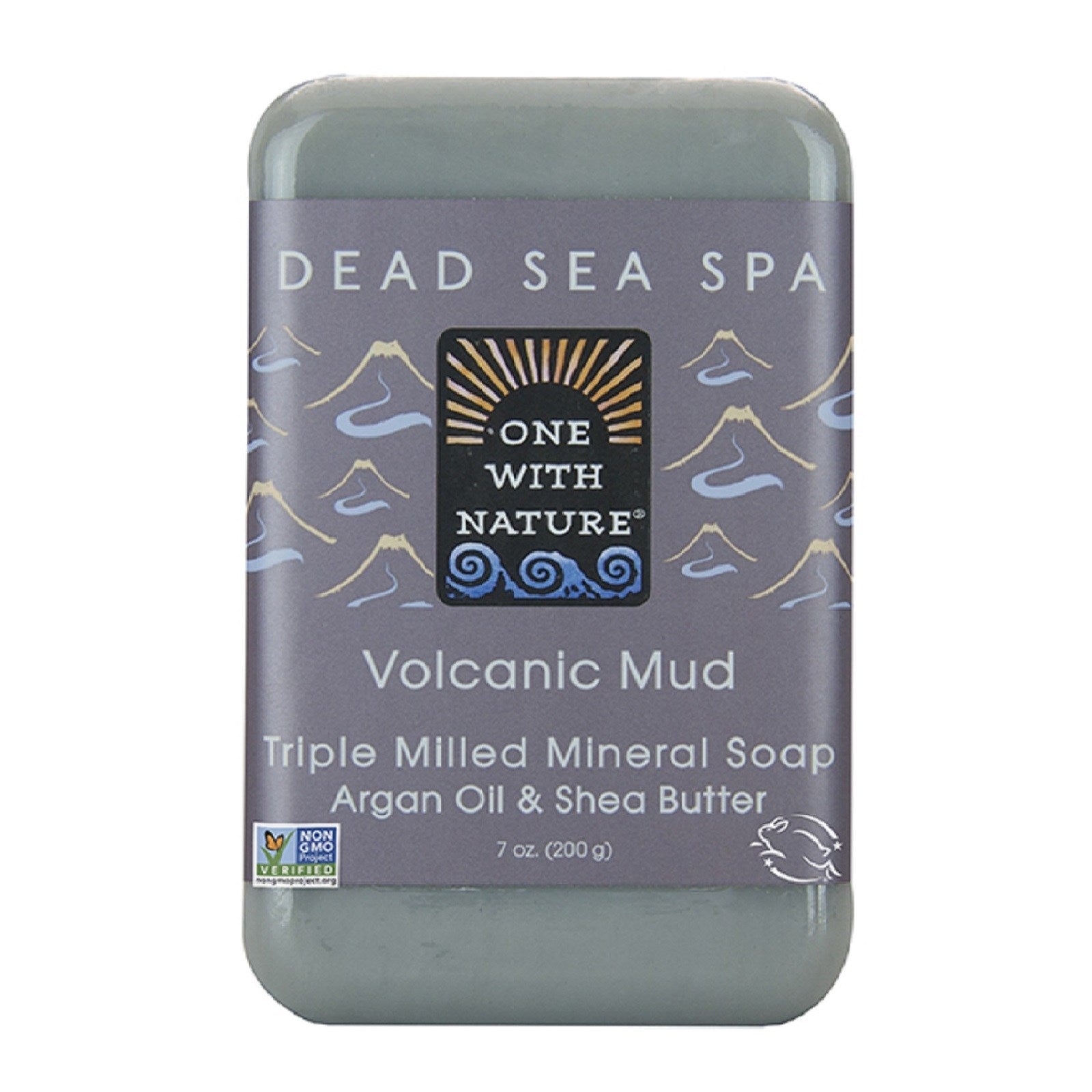 One with Nature Volcanic Mud Bar Soap 200g