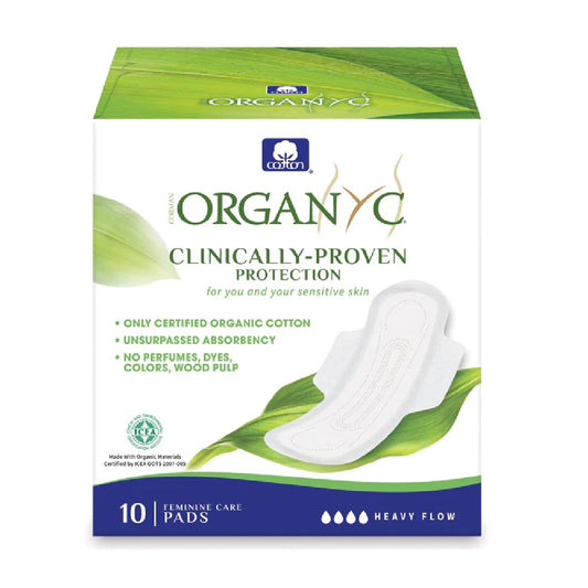 Organyc Cotton Day Pads Moderate Flow 10 Pads