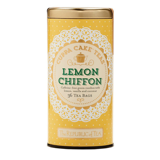 Republic Of Tea Lemon Chiffon Cuppa Cake 36 Tea Bags