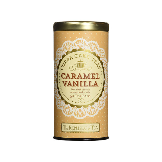 Republic Of Tea Caramel Vanilla Cuppa Cake 50 Tea Bags