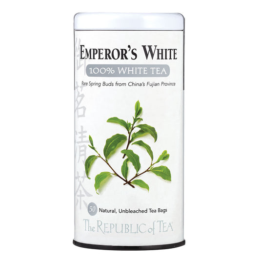 Republic Of Tea Emperor's White Tea 50 Tea Bags