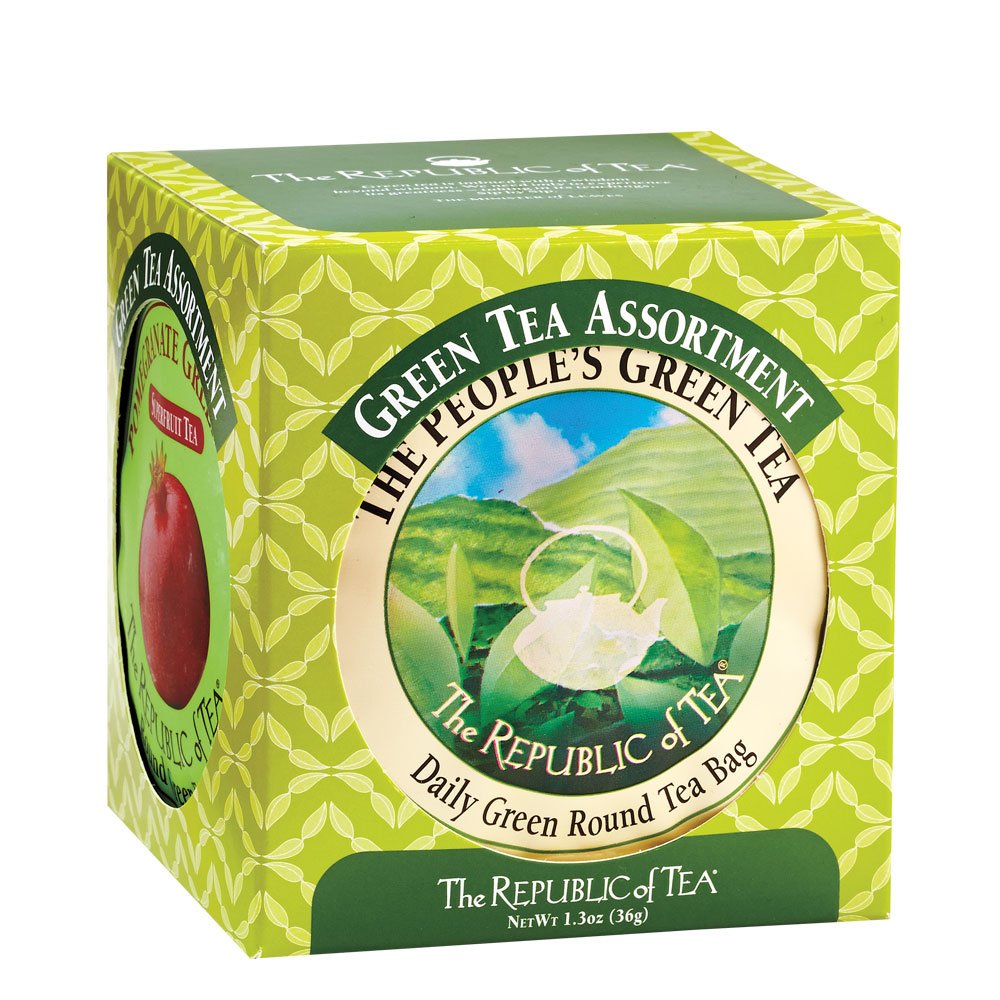 Republic Of Tea Green Tea Sampler 24 Tea Bags