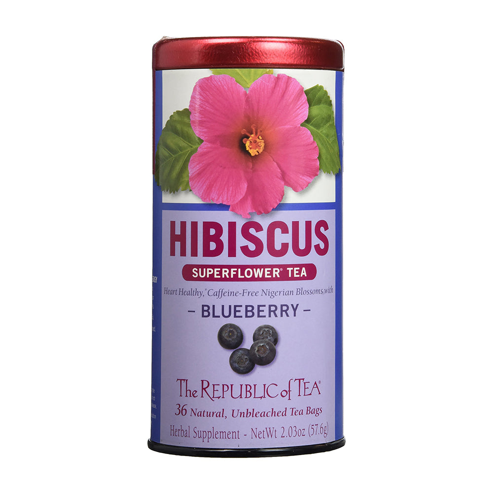 Republic Of Tea Hibiscus Blueberry 36 Tea Bags