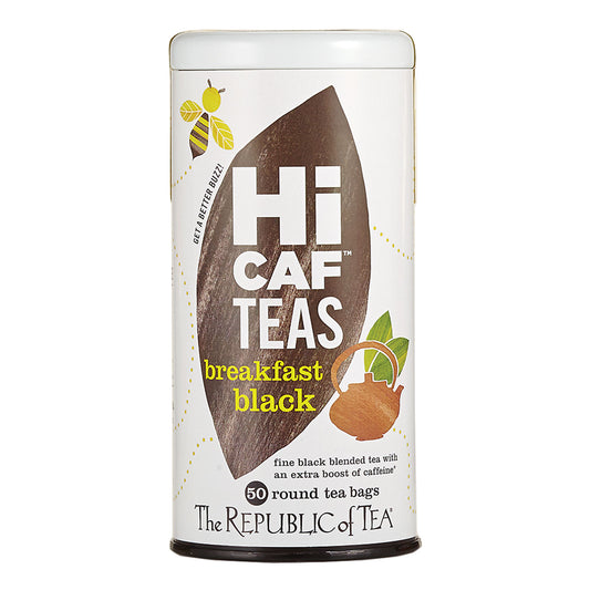 Republic Of Tea High Caffeine Black Breakfast Tea 50 Tea Bags