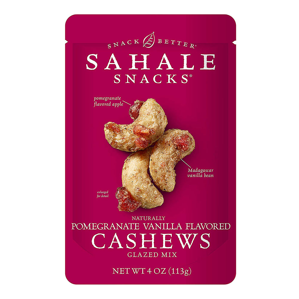 Sahale Pomegranate Vanilla Cashews Glazed Mix 113g