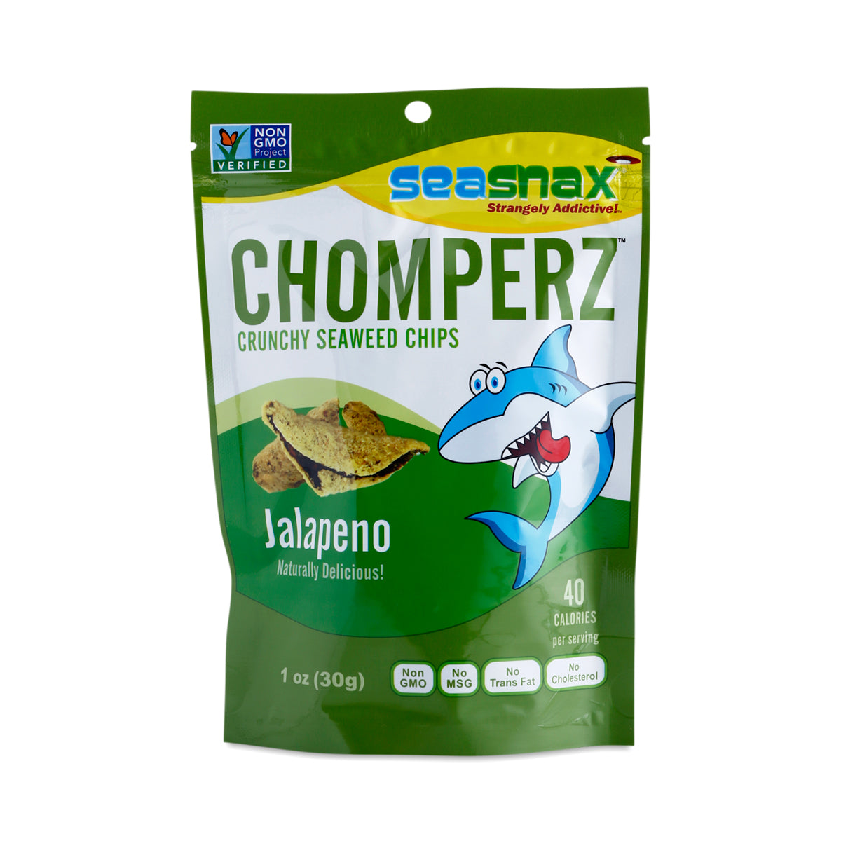 Seasnax Jalapeno Chomperz Seaweed Chips 30g