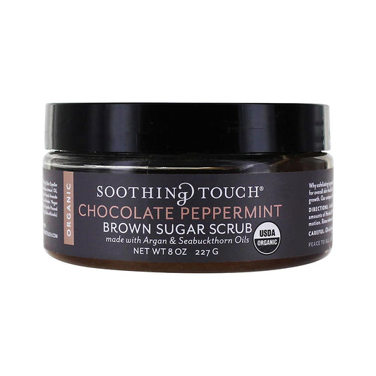 Soothing Touch Organic Chocolate Peppermint Sugar Body Scrub 227g