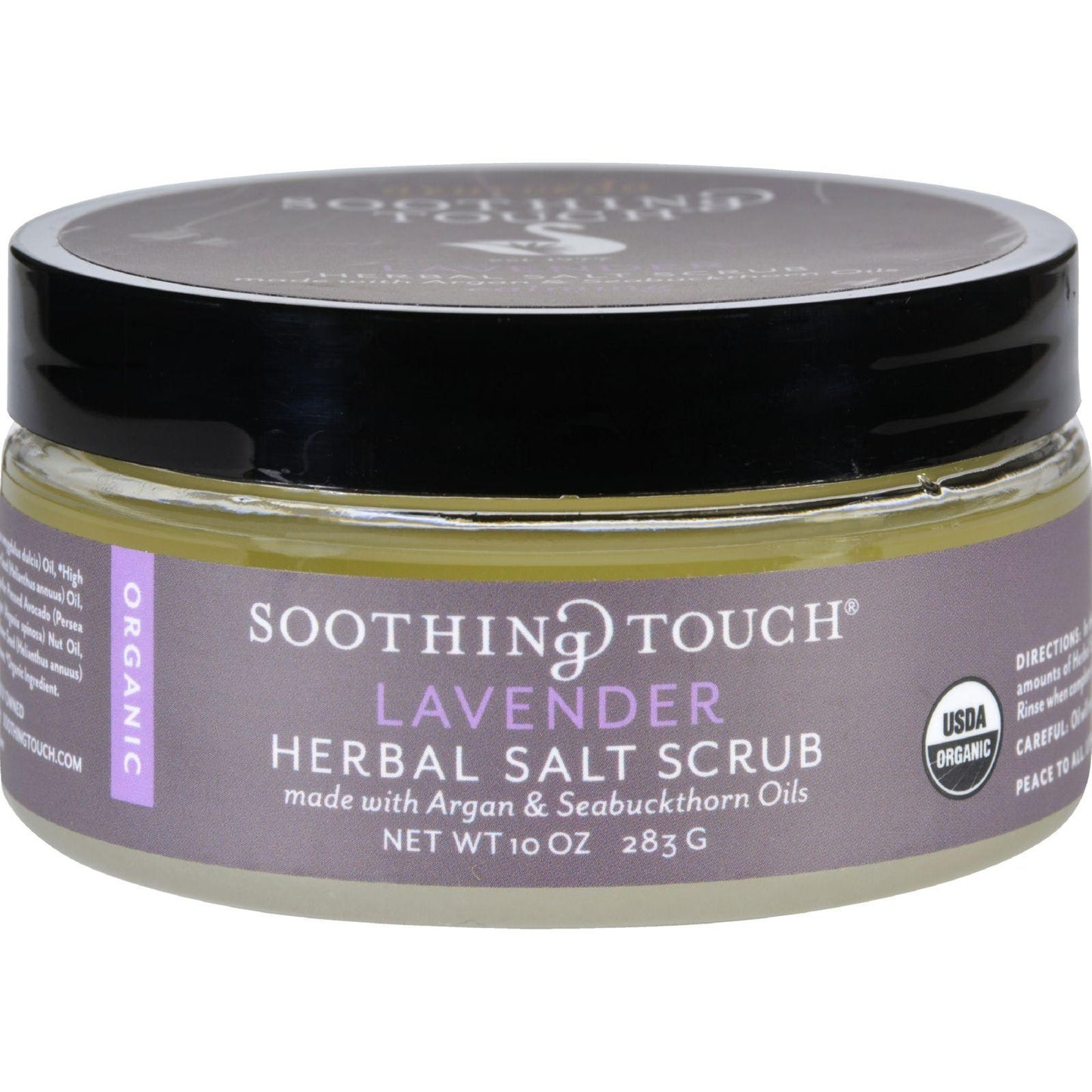 Soothing Touch Organic Lavender Salt Body Scrub 283g