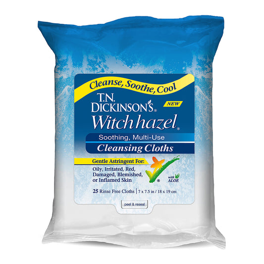 T.N. Dickinson's Witch Hazel Cleansing Cloths 25 pulls