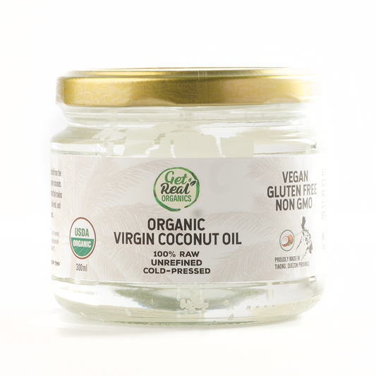 Get Real Organics Virgin Coconut Oil (Cold Pressed) 300ml