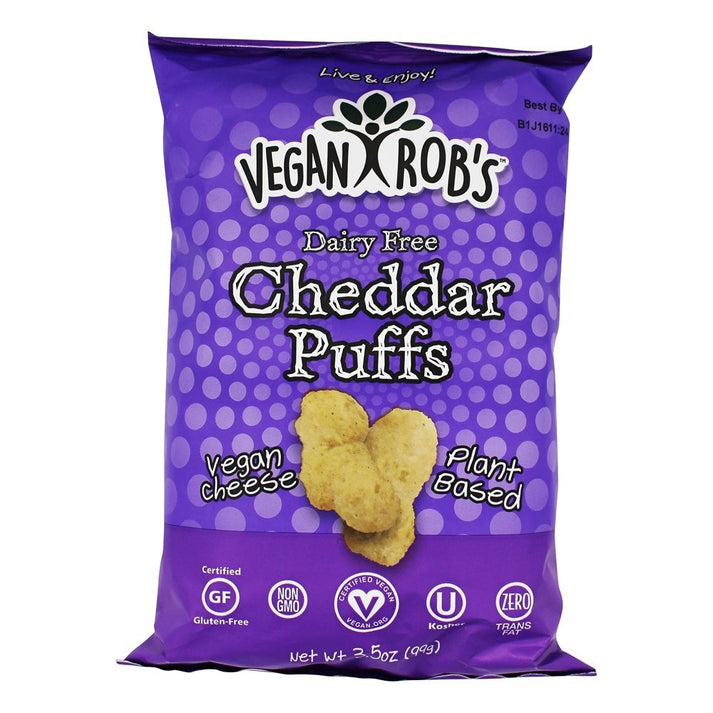Vegan Rob's Cheddar Puffs 99g – Healthy Options