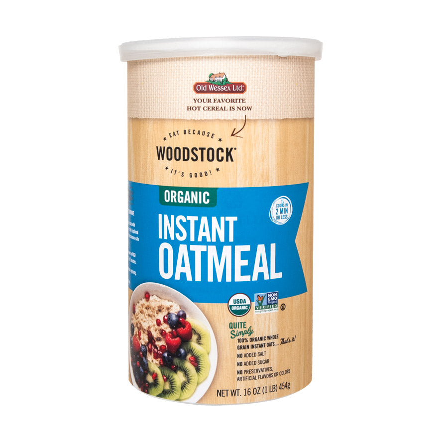 Woodstock Farms Organic Instant Oatmeal 454g