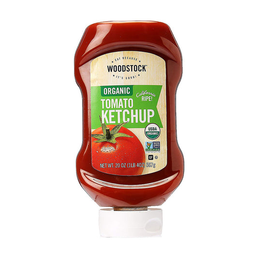 Woodstock Farms Organic Squeeze Tomato Ketchup 567g