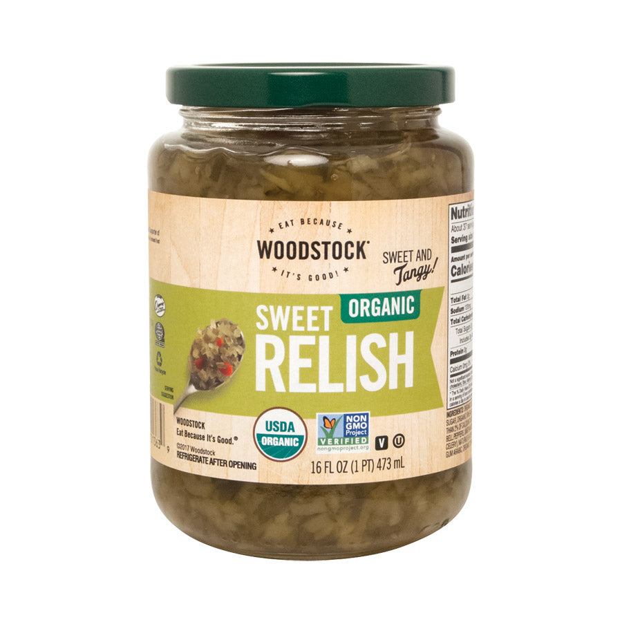 Woodstock Farms Organic Sweet Relish 473ml