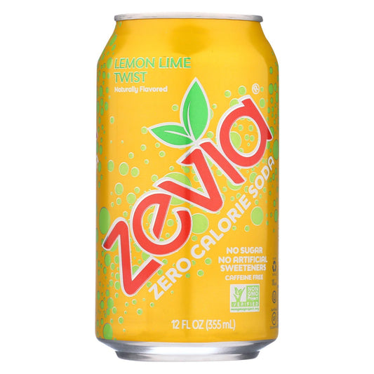 Zevia Lemon Lime Twist Soda 355ml