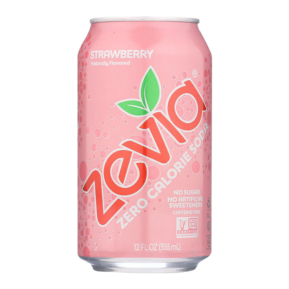 Zevia Strawberry Soda 355ml